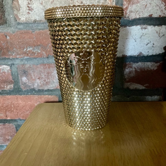 Starbucks Other - Starbucks Gold Studded 16-ounce Tumbler